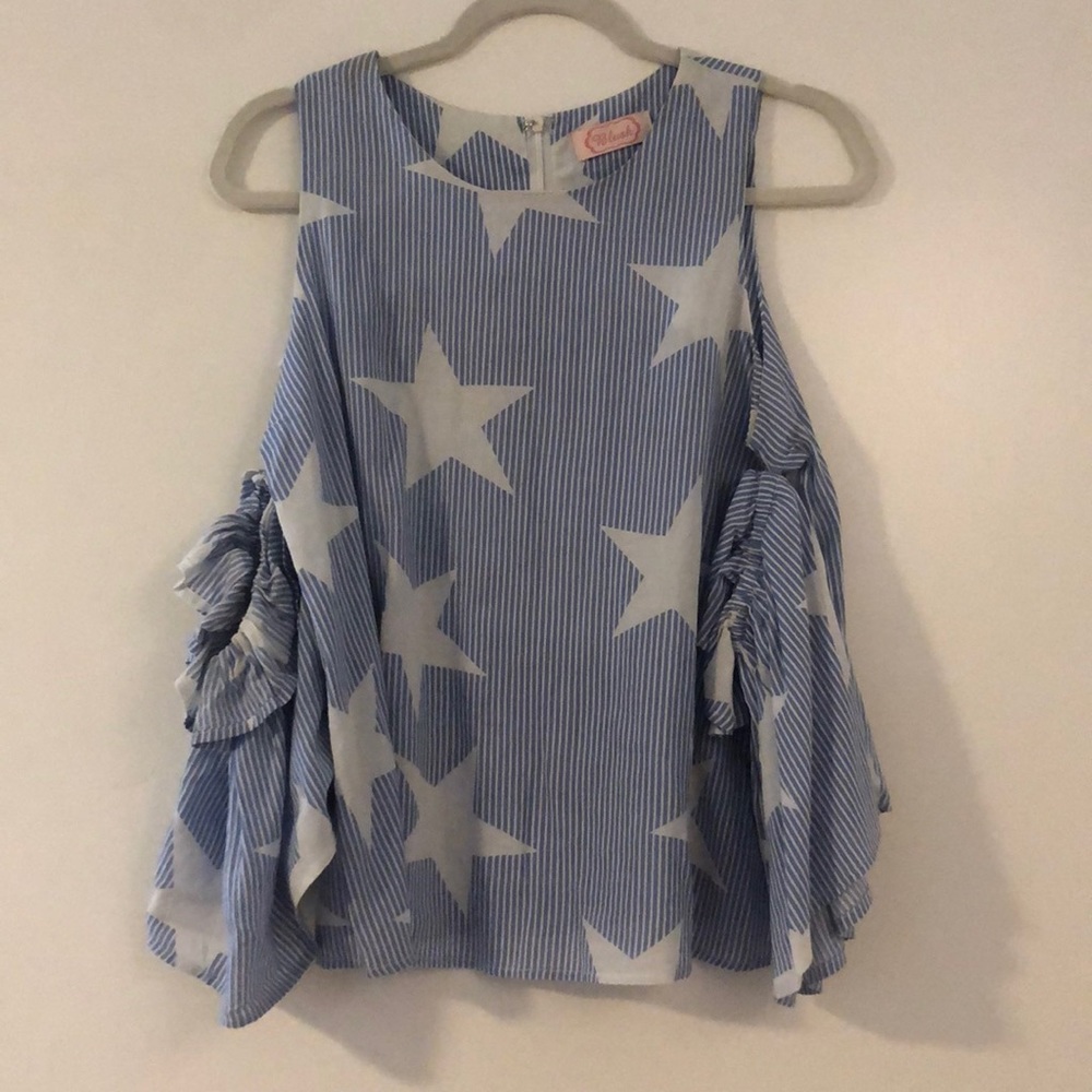 Off the shoulder star top